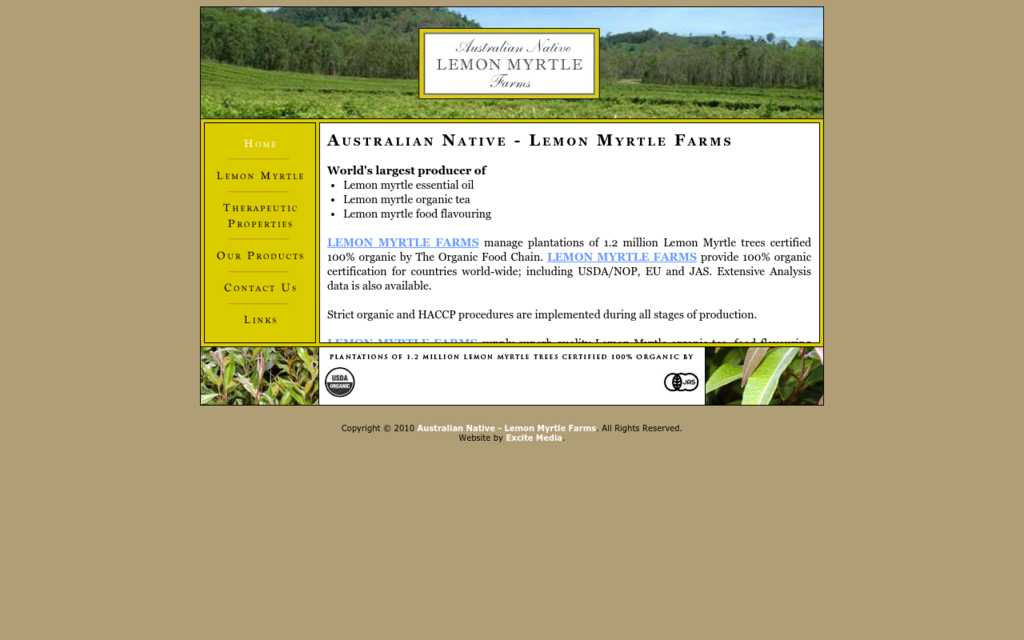 Lemon Myrtle Farms